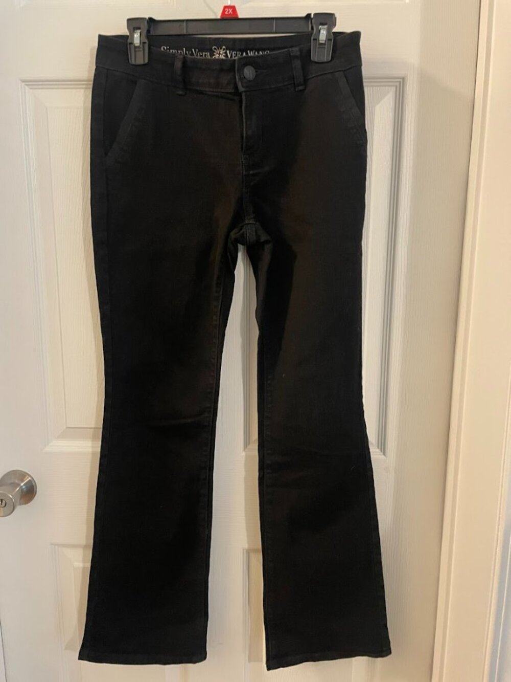 Simply Vera by Vera Wang Black Boot cut Denim Pants
